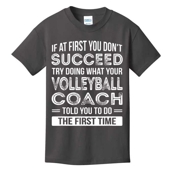 Volleyball Coach Gift Funny Thank You Gift Kids T-Shirt