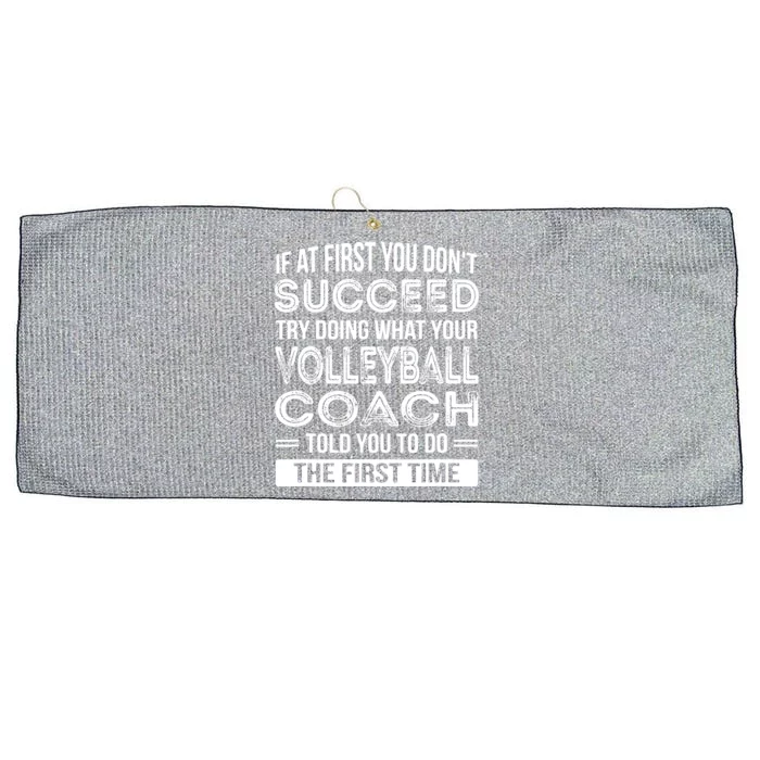 Volleyball Coach Gift Funny Thank You Gift Large Microfiber Waffle Golf Towel