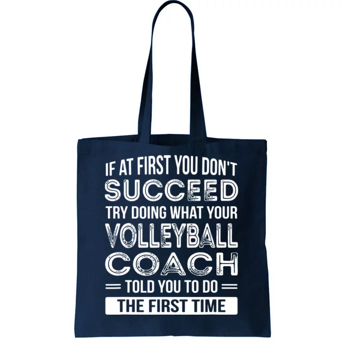 Volleyball Coach Gift Funny Thank You Gift Tote Bag