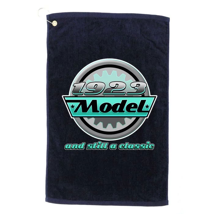 Vintage Car Gear 1923 Model And Still A Classic 100th Birthday Platinum Collection Golf Towel