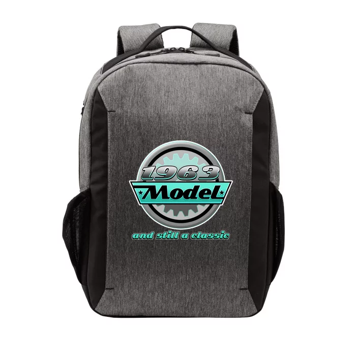 Vintage Car Gear 1963 Model And Still A Classic 60th Birthday Vector Backpack