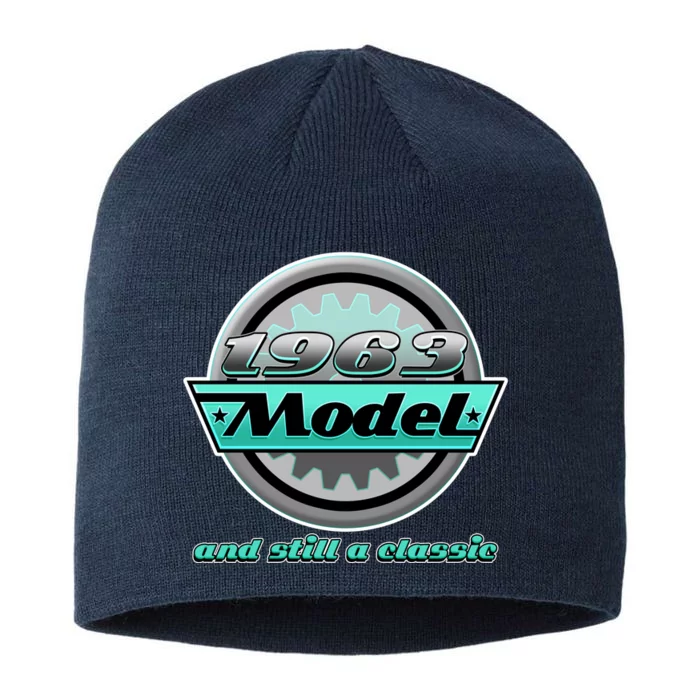 Vintage Car Gear 1963 Model And Still A Classic 60th Birthday 8 1/2in Sustainable Knit Beanie