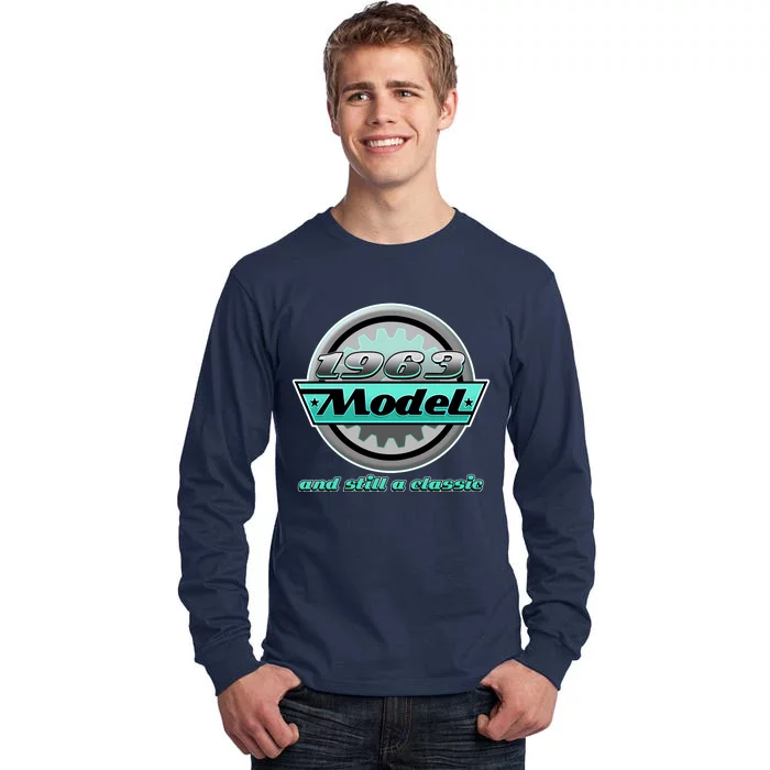 Vintage Car Gear 1963 Model And Still A Classic 60th Birthday Tall Long Sleeve T-Shirt