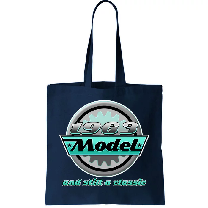 Vintage Car Gear 1963 Model And Still A Classic 60th Birthday Tote Bag