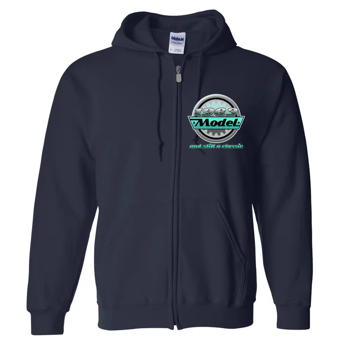 Vintage Car Gear 1963 Model And Still A Classic 60th Birthday Full Zip Hoodie