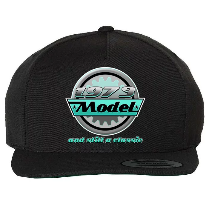 Vintage Car Gear 1973 Model And Still A Classic 50th Birthday Wool Snapback Cap