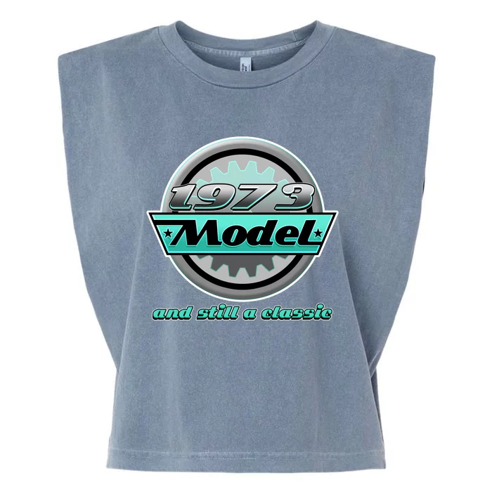 Vintage Car Gear 1973 Model And Still A Classic 50th Birthday Garment-Dyed Women's Muscle Tee