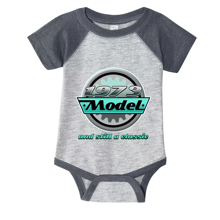 Vintage Car Gear 1973 Model And Still A Classic 50th Birthday Infant Baby Jersey Bodysuit