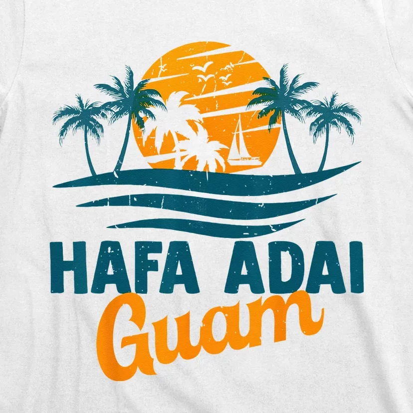 Vintage Chamorro Guamanian Hafa Adai Guam Vacation Retro T-Shirt