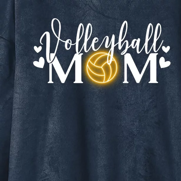 Volleyball Coach Gift Hooded Wearable Blanket