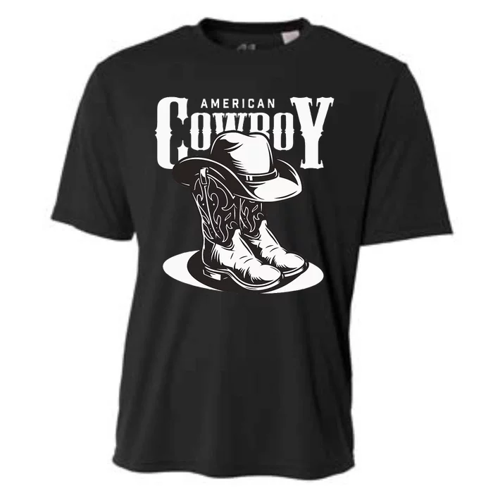 Vintage Cowboy Howdy Rodeo Western Vintage Country Southern Cooling Performance Crew T-Shirt