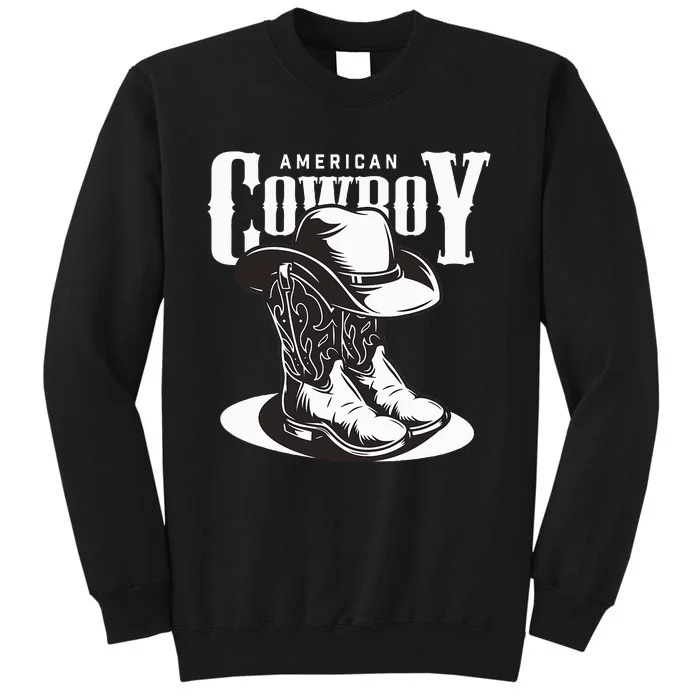 Vintage Cowboy Howdy Rodeo Western Vintage Country Southern Tall Sweatshirt