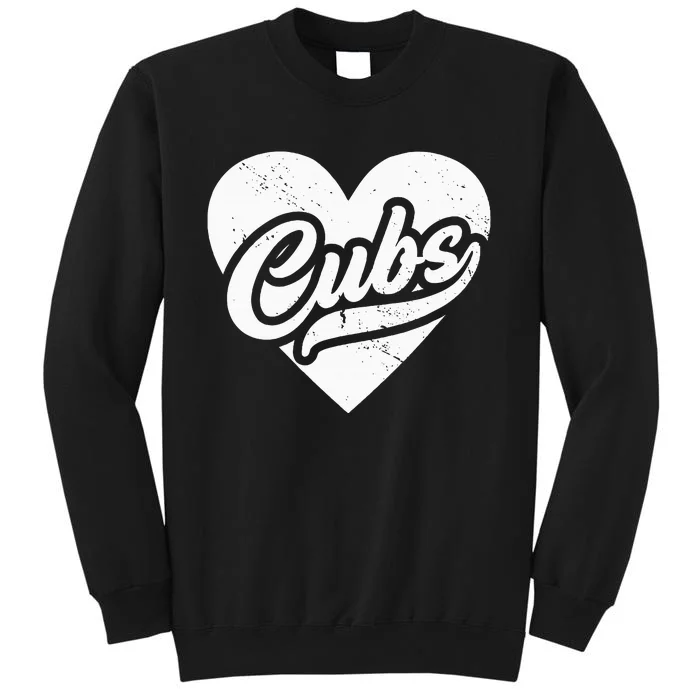 Vintage Cubs High School Spirit Go Cubs Pride Cubs Love Sweatshirt