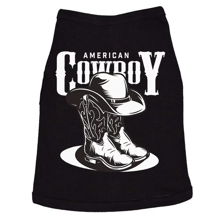 Vintage Cowboy Howdy Rodeo Western Vintage Country Southern Doggie Tank