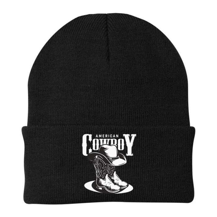 Vintage Cowboy Howdy Rodeo Western Vintage Country Southern Knit Cap Winter Beanie