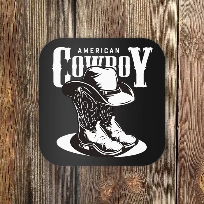 Vintage Cowboy Howdy Rodeo Western Vintage Country Southern Coaster