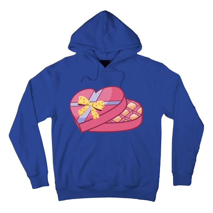 Valentines Chocolate Heart Shape Chocolate Hearts Cocoa Cool Gift Hoodie