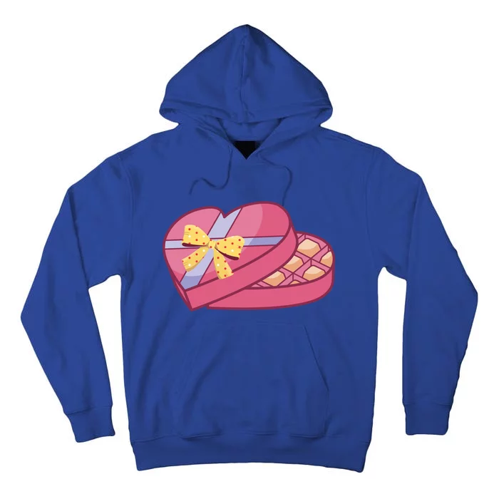 Valentines Chocolate Heart Shape Chocolate Hearts Cocoa Cool Gift Tall Hoodie