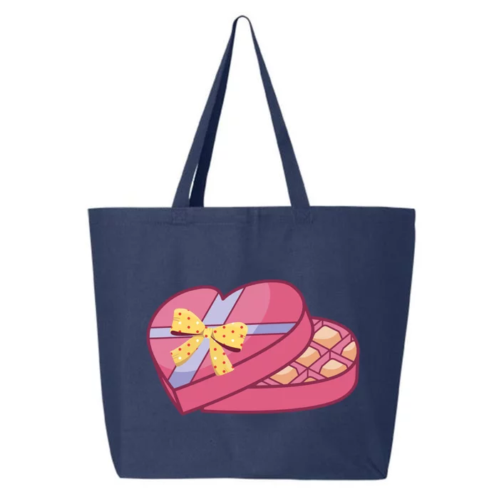 Valentines Chocolate Heart Shape Chocolate Hearts Cocoa Cool Gift 25L Jumbo Tote