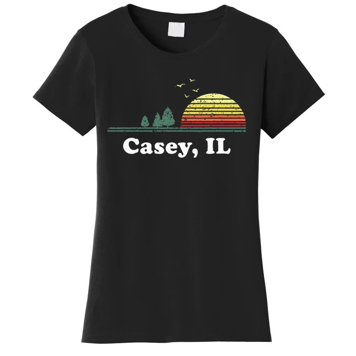 Vintage Casey Illinois Home Souvenir Women's T-Shirt