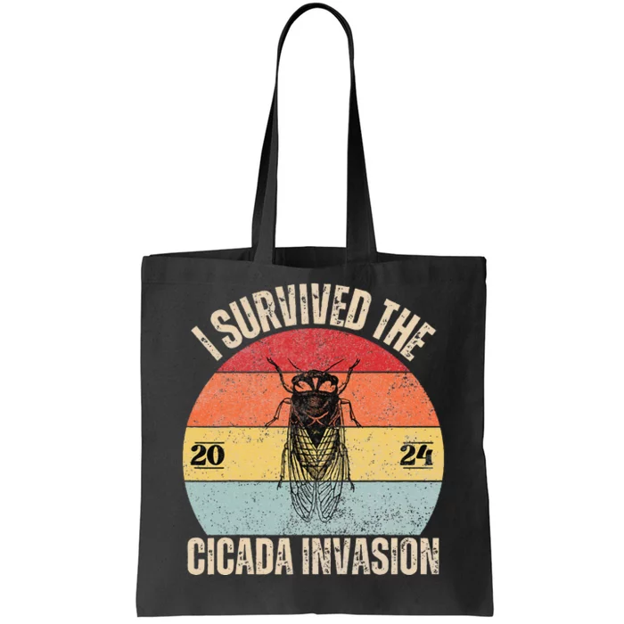 Vintage Cicada Invasion 2024 Tote Bag