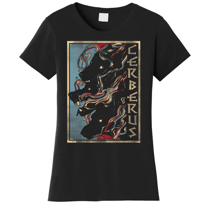 Vintage Cerberus In The Greek Mythology Women's T-Shirt