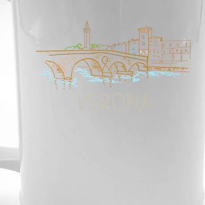 Verona City Italy Souvenir Gift Front & Back Beer Stein