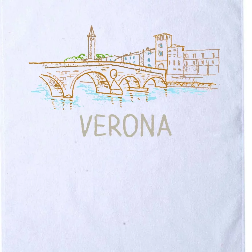 Verona City Italy Souvenir Gift Platinum Collection Golf Towel