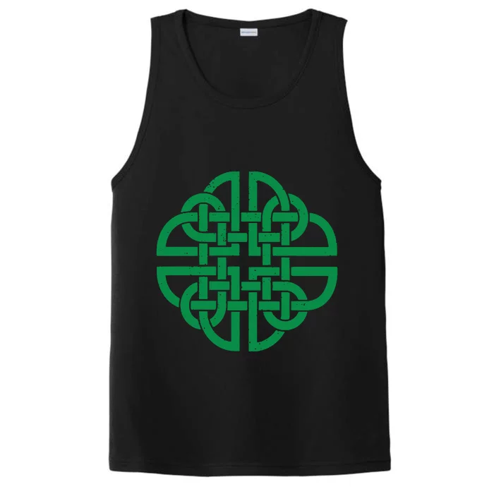 Vintage Celtic Knot Shield St. Patrick's Day Performance Tank