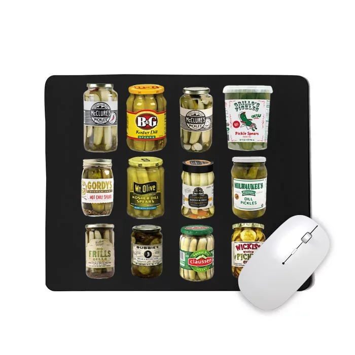 Vintage Canned Lover Pickles Mousepad