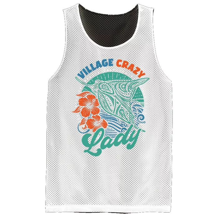 Village Crazy Lady Mesh Reversible Basketball Jersey Tank