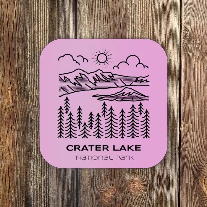 Vintage Crater Lake National Park Hike Coaster