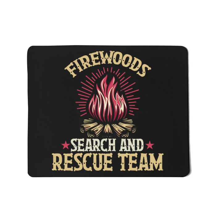 Vintage Campfire Logo T Mousepad