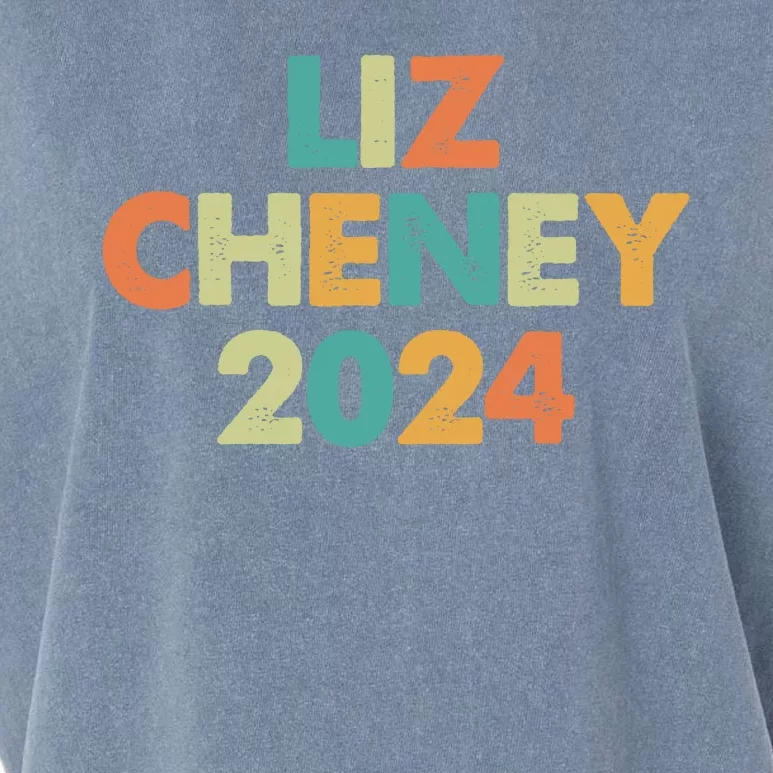 Vintage Colors Liz Cheney For President 2024 Election Garment-Dyed Women's Muscle Tee