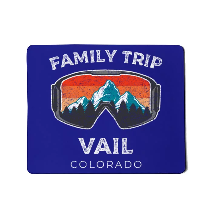 Vail Colorado Matching Family Vacation 2021 Family Ski Trip Gift Mousepad