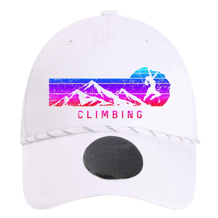 Vintage Climbing Mountain Women Rock Climber Hike Bouldering Performance The Dyno Cap