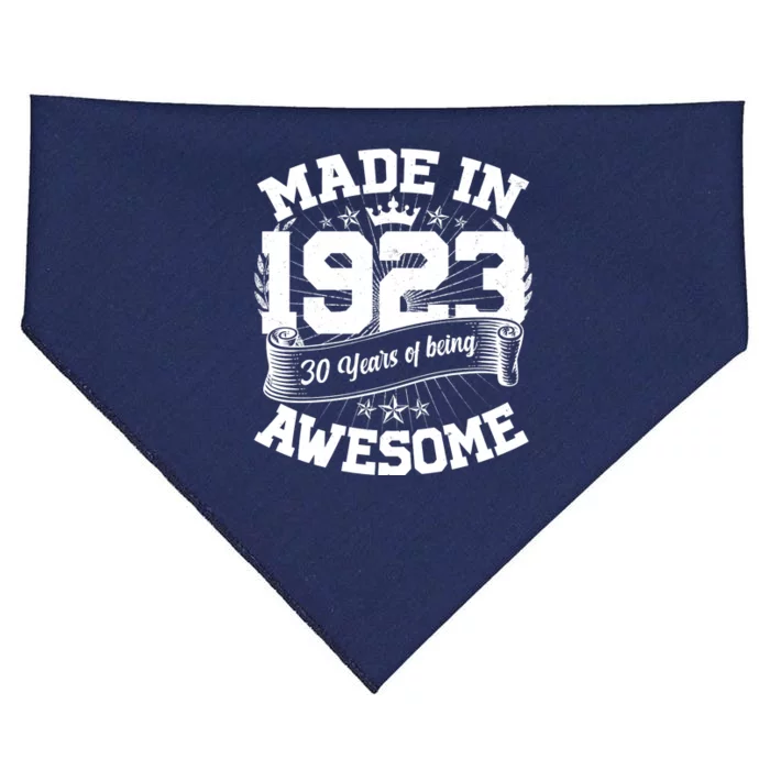 Vintage Crown Made In 1923 100 Years Of Being Awesome USA-Made Doggie Bandana