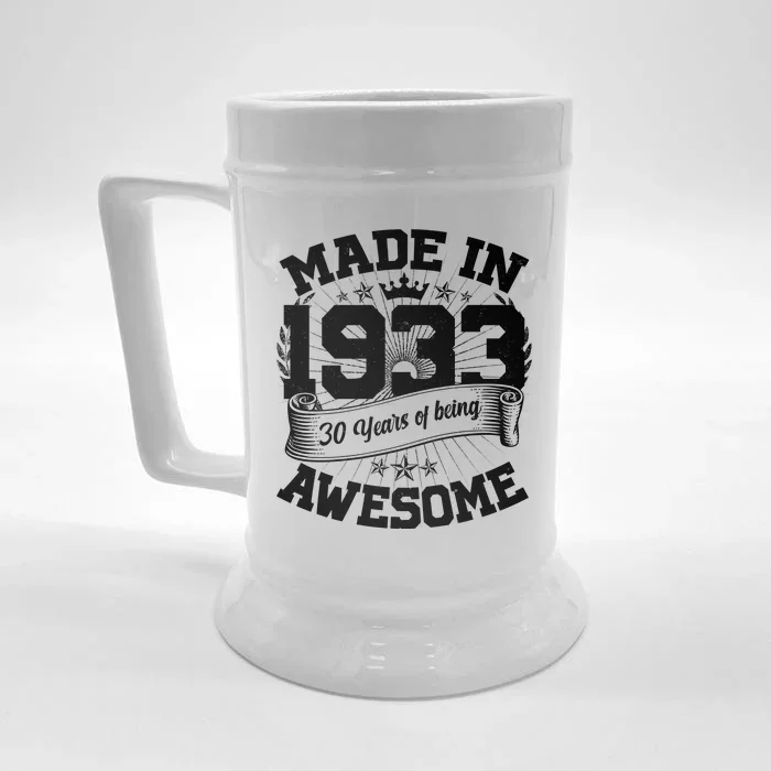 Vintage Crown Made In 1933 90 Years Of Being Awesome Front & Back Beer Stein