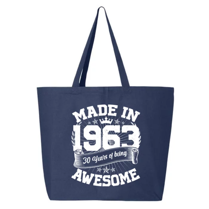 Vintage Crown Made In 1963 60 Years Of Being Awesome 25L Jumbo Tote