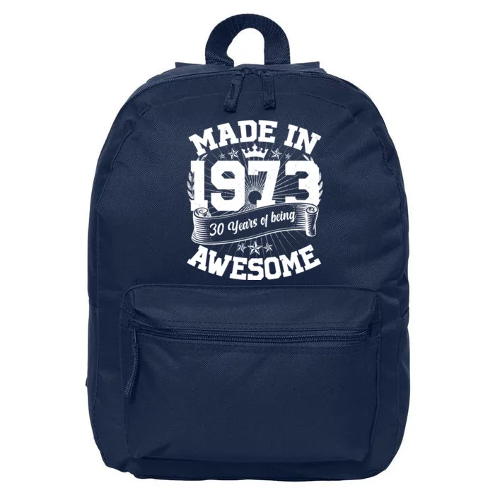 Vintage Crown Made In 1973 50 Years Of Being Awesome 16 in Basic Backpack