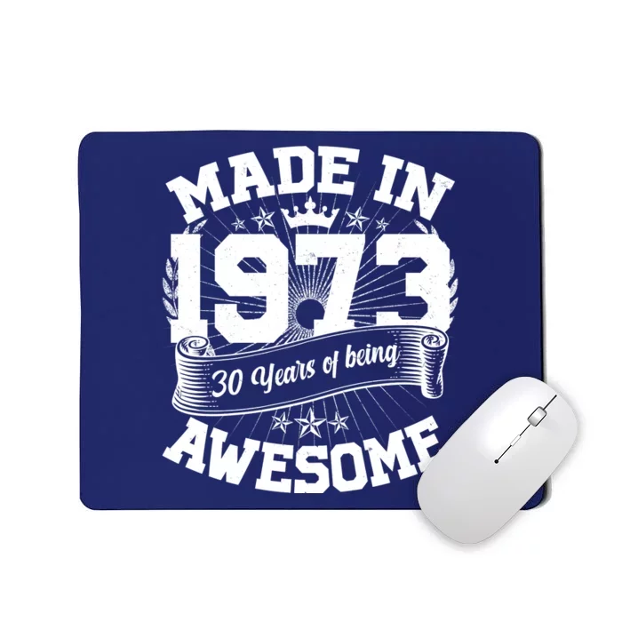 Vintage Crown Made In 1973 50 Years Of Being Awesome Mousepad