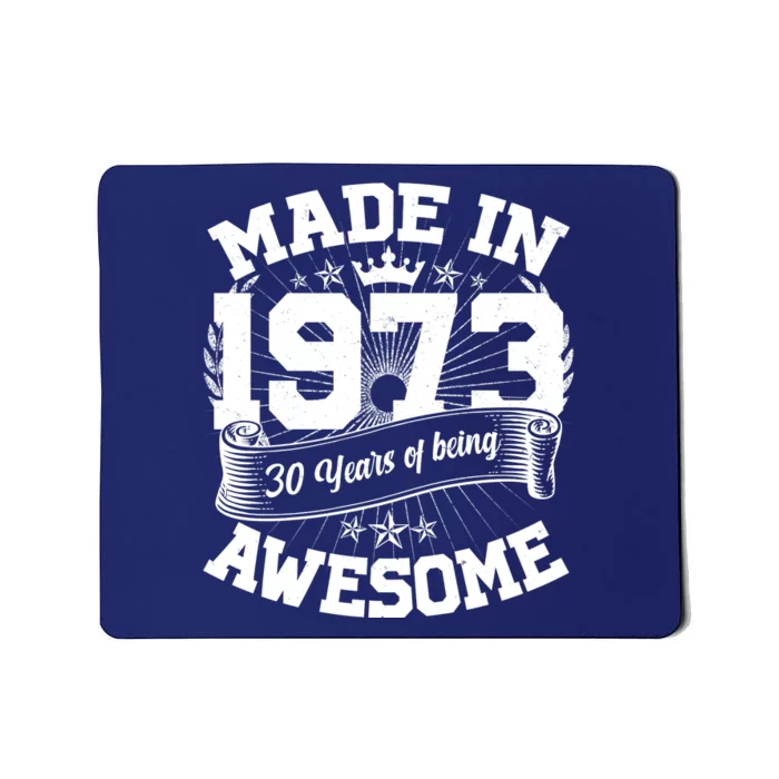 Vintage Crown Made In 1973 50 Years Of Being Awesome Mousepad