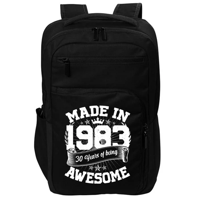 Vintage Crown Made In 1983 40 Years Of Being Awesome Impact Tech Backpack