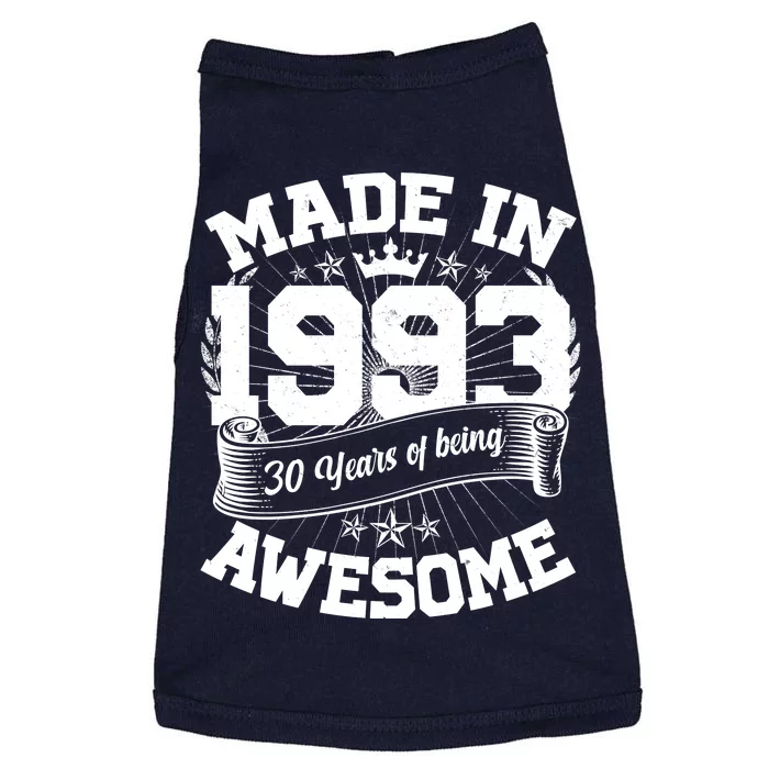 Vintage Crown Made In 1993 30 Years Of Being Awesome Doggie Tank