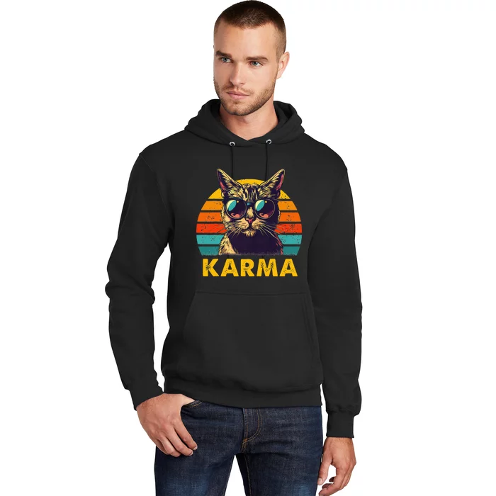 Vintage Cat Music Karma Hoodie