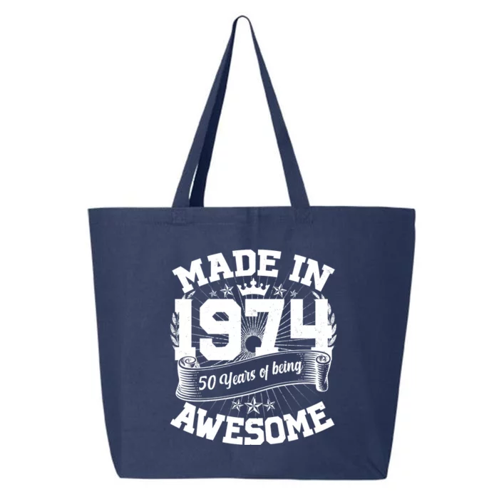 Vintage Crown Made In 1974 50 Years Of Being Awesome 25L Jumbo Tote