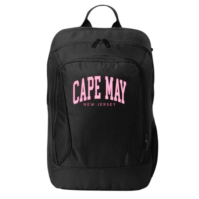 Vintage Cape May Nj Retro Throwback Beach Preppy City Backpack