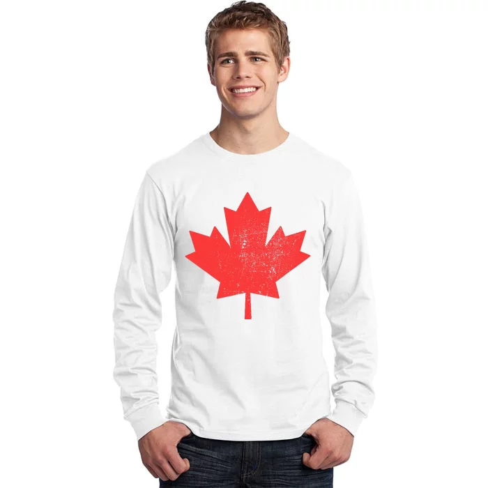 Vintage Canada Maple Leaf Canada Day Tall Long Sleeve T-Shirt