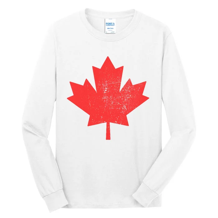 Vintage Canada Maple Leaf Canada Day Tall Long Sleeve T-Shirt