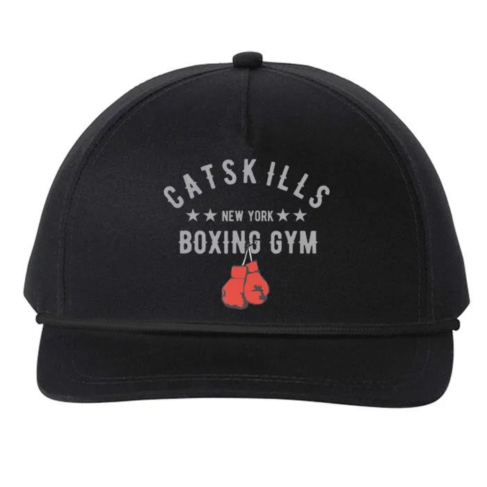 Vintage Catskills New York Boxing Gym Boxing Day Snapback Five-Panel Rope Hat